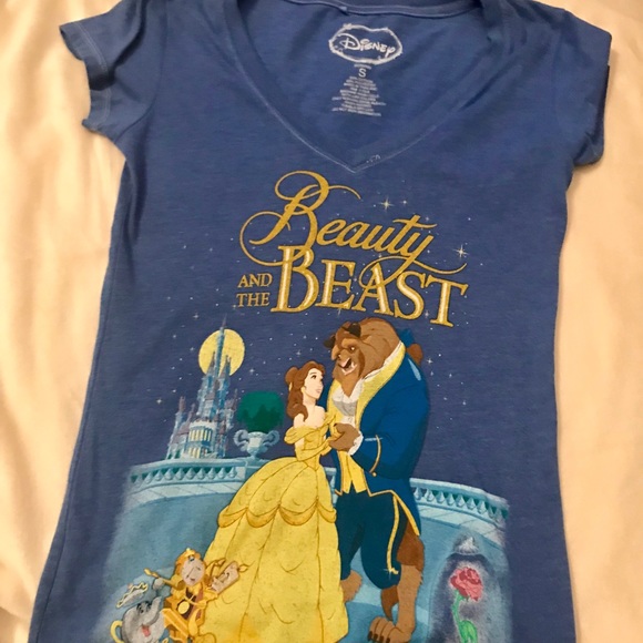 Disney Tops - Beauty and the Beast T-shirt